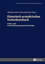 Historisch syntaktisches Verbwoerterbuch