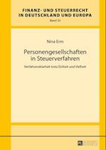 Personengesellschaften in Steuerverfahren