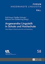 Angewandte Linguistik in Schule und Hochschule