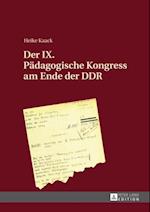 Der IX. Paedagogische Kongress am Ende der DDR