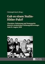 Gab es einen Stalin-Hitler-Pakt?