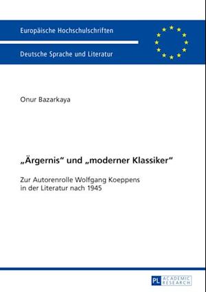 «Aergernis» und «moderner Klassiker»