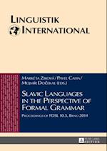 Slavic Languages in the Perspective of Formal Grammar