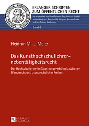 Das Kunsthochschullehrernebentaetigkeitsrecht