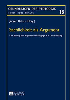 Sachlichkeit als Argument