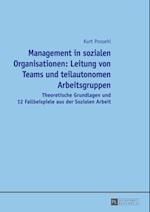 Management in sozialen Organisationen: Leitung von Teams und teilautonomen Arbeitsgruppen