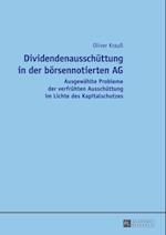 Dividendenausschuettung in der boersennotierten AG