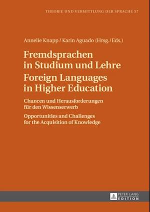 Fremdsprachen in Studium und Lehre / Foreign Languages in Higher Education