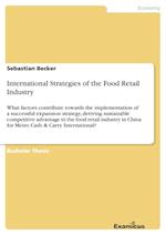 International Strategies of the Food Retail Industry