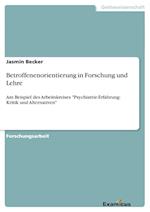 Betroffenenorientierung in Forschung und Lehre