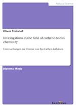 Investigations in the field of carbene-boron chemistry