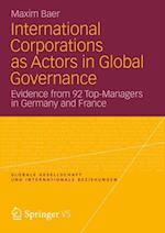 International Corporations as Actors in Global Governance