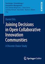 Joining Decisions in Open Collaborative Innovation Communities