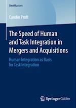 Speed of Human and Task Integration in Mergers and Acquisitions