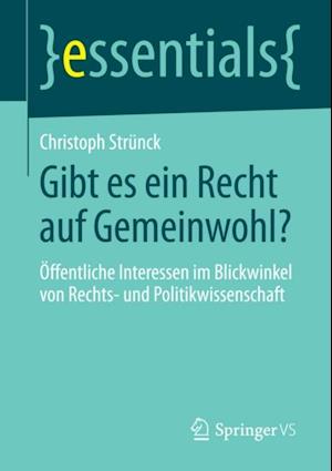 Gibt es ein Recht auf Gemeinwohl?