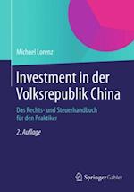 Investment in der Volksrepublik China