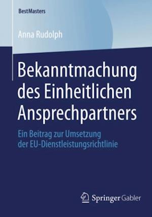 Bekanntmachung des Einheitlichen Ansprechpartners