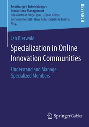 Specialization in Online Innovation Communities