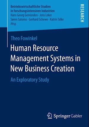 Human Resource Management Systems in New Business Creation