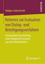 Kriterien zur Evaluation von Dialog- und Beteiligungsverfahren