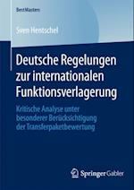 Deutsche Regelungen zur internationalen Funktionsverlagerung