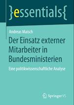 Der Einsatz externer Mitarbeiter in Bundesministerien