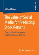 Value of Social Media for Predicting Stock Returns