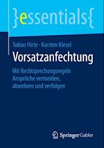 Vorsatzanfechtung