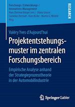 Projektentstehungsmuster im zentralen Forschungsbereich