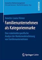 Familienunternehmen als Kategorienmarke