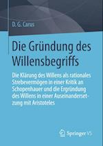 Die Gründung des Willensbegriffs