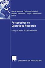 Perspectives on Operations Research