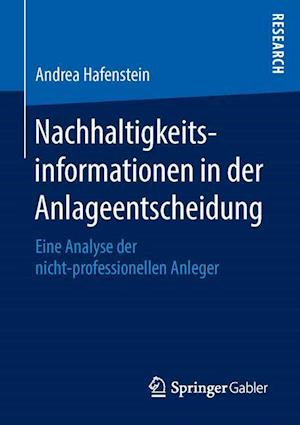 Nachhaltigkeitsinformationen in der Anlageentscheidung