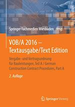 VOB/A 2016 - Textausgabe