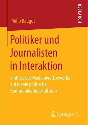 Politiker und Journalisten in Interaktion