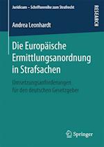 Die Europäische Ermittlungsanordnung in Strafsachen