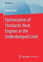 Optimization of Stochastic Heat Engines in the Underdamped Limit