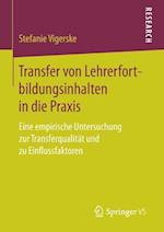 Transfer von Lehrerfortbildungsinhalten in die Praxis