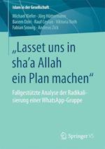 „Lasset uns in sha'a Allah ein Plan machen“