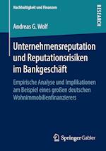 Unternehmensreputation und Reputationsrisiken im Bankgeschäft