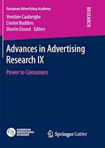 Advances in Advertising Research IX