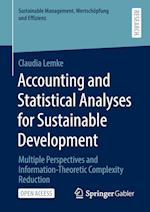 Accounting and Statistical Analyses for Sustainable Development