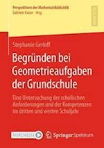 Begründen bei Geometrieaufgaben der Grundschule