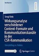 Wirkungsanalyse verschiedener Content-Formate und Kommunikationskanäle in der CSR-Kommunikation