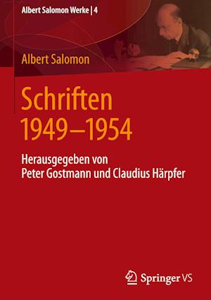 Schriften 1949 - 1954