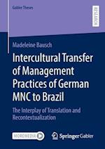 Intercultural Transfer of Management Practices of German MNC to Brazil