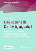 Eingliederung als Rechtfertigungsarbeit