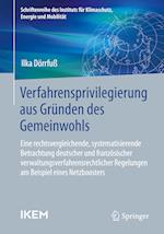 Verfahrensprivilegierung aus Gründen des Gemeinwohls