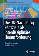 Die UN-Nachhaltigkeitsziele als interdisziplinäre Herausforderung