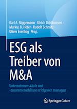 ESG-Kriterien als Treiber für M&A-Transaktionen